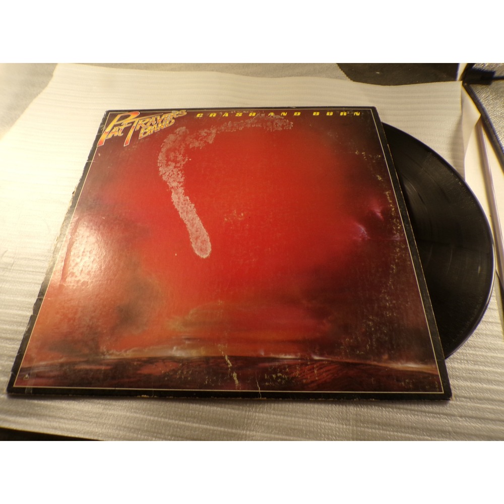 Pat Travers Band Crash and Burn Vinyl LP 1980 Polydor PD-1-6262 Hard Rock Record